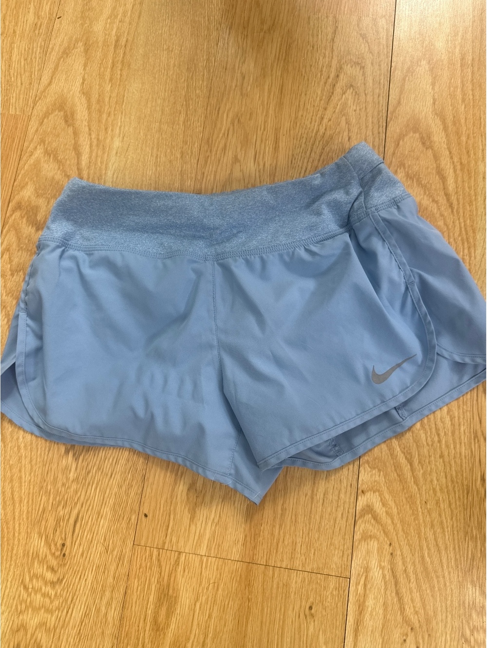Nike Dri-FIT Light Blue Running Shorts Size Small